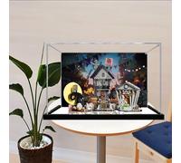 Acrylic Display Case for 21351 Tim Burton's The Nightmare Before Christmas LEGO - Fit for LEGO, Wall-Mounted & Tabletop, for Adults/Kids & LEGO Collectors (F)