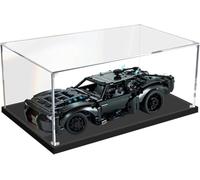Acrylic Display Case for 42127 The Batman - Batmobile, Acryl Display Case Box, Transpare Car, Super Sports Car Exclusive Collectable Model, Transparent Dustproof Display Box, 50 x 25 x 20CM