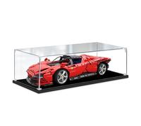 Acrylic Display Case for 42143 Technic Ferrari Daytona SP3, Transparent Dustproof Display Box, 62 x 30 x 20CM