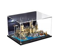 Acrylic Display Case for 76419 Hogwarts Castle Grounds Building Block Model Kit,Transparent Dustproof Display Box Compatible with Lego (Only Display Case) A,3MM