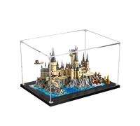 Acrylic Display Case for 76419 Hogwarts Castle Grounds Building Block Model Kit,Transparent Dustproof Display Box Compatible with Lego (Only Display Case) B,3MM