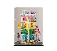 Acrylic Display Case for Brick Model Sets Friends Heartlake City Community Center 41748 - Dustproof Anti-UV Storage Box - Ideal for Collectors (2mm Transparent(28*32*45))