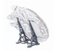 Acrylic Display Case for Brick Model Sets Star Wars Ultimate Millennium Falcon 75192 Model - Dustproof Anti-UV Storage Box (Display Stand(No Model No Case))