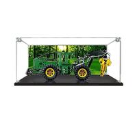 Acrylic Display Case for Brick Model Sets Technic John Deer 948L-II Skidder 42157 - Showcase, Protect & Decorate Your Model with Dustproof Storage (Background B)
