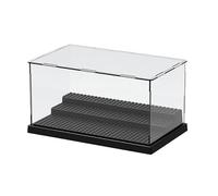 Acrylic Display Case for Building Blocks Figures Black clear Display Box