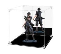Acrylic Display Case for Collectibles Assemble Clear Acrylic Display Box with Mirrored Back, Alternative Glass Case for Action Figures Lego Model Doll Toys Display (12x12x12 inch, 30x30x30cm)