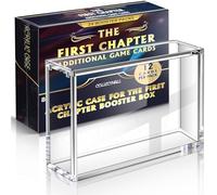 Acrylic Display Case for DIS Lorca Booster Box, Magnetic Lid The First Chapter Booster Box Display Case, Dust Proof Protector & Showcase Box (24 Booster Packs Edition)