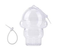 Acrylic Display Case for Doll, Protective Storage Case with Silicone Strap Display Cases for Plush Toy (Doll is Not Included)