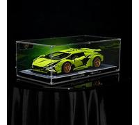 Acrylic Display Case for L-e*g-o 44207 42171 42141 42206 Technic F1 Racing Car Building Set, Clear Display Case, Dust-Proof Display Case Compatible with L-e*g-o (Only Display Case) (42115)