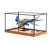 Acrylic Display Case for L-e*g-o 76286 for Guardians of The Galaxy Milan Model, Dustproof Display Box, Display Case Compatible with L-e*g-o 76286 (Model Not Included) (B)