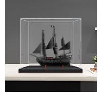 Acrylic Display Case for Le-go 10365 pirate ship Model, Dustproof Display Box (display box only) (StyleA 3mm)