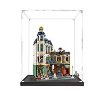 Acrylic Display Case for Le-go 11371 Shopping Arcade Model, Dustproof Display Box (display box only) (StyleA 3mm)