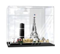 Acrylic Display Case for Le-Go 21044 Paris Skyline Model,Dustproof Box,Storage Box,Collection showcase,Size:30*15*25cm(Only Box) (Transparent)