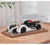 Acrylic Display Case for le-go 42137 Porsche Racing 99X - Transparent Dustproof Showcase Box, Easy Assembly, Gift Idea for Collectors, 35×15×10cm (B)
