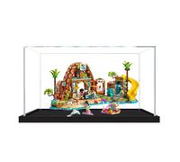 Acrylic Display Case for Le-go 42673 Family Beach Resort Park Model, Dustproof Display Box (display box only) (StyleA 3mm)