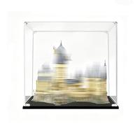 Acrylic Display Case for LE*GO 71043 Hog*warts Castle- Transparent Dust Cover & Collectible Storage Box (Black -2mm)