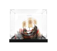 Acrylic Display Case for LE*GO 71848 The Temple Bounty, High Transparency Dustproof Protective Display Box, Sturdy Spliced Showcase for Collectible Building Set (Model Not Included)，Black