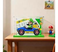 Acrylic Display Case for Le-go 72050 Racing Car Model, Dustproof Display Box (display box only)