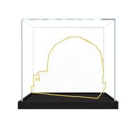 Acrylic Display Case for Le-go 75352 The Emperor's Throne Room Model, Dustproof Display Box (display box only) (StyleA 2mm)