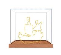 Acrylic Display Case for Le-go 75639 Pirate Ship Model, Dustproof Display Box (display box only) (StyleB 2mm)