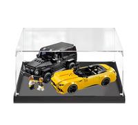 Acrylic Display Case for Le-Go 76924 Racing car Model,Dustproof Box,Storage Box,Collection showcase,Size:25*20*10CM(Only Box) (Transparent-2mm)