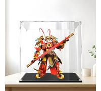 Acrylic Display Case for Le-Go 80012 Monkie Kid Model,Transparent Dustproof Collection Display Case(Only Box) (Transparent-2mm)