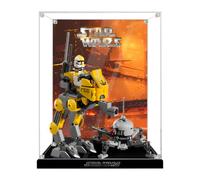Acrylic Display Case for Le-Go for 75431 327th Legion Clone building set-Transparent Collection Box, Dustproof Box,Storage Box(No Model) (Background A)