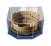 Acrylic Display Case for Lego 10276 Colosseum Building Set, Dustproof Transparent Box - Only Display Case, Display Box Compatible with Lego 10276 (Back Spray (Base B))