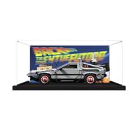 Acrylic Display Case for Lego 10300 Time Machine Car Set (Box only) (Back Spray B)