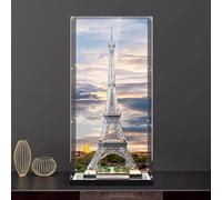 Acrylic Display Case for Lego 10307 Eiffel Tower, Dustproof Box, Storage Box, Transparent Box, Display Box Compatible with Lego 10307(Only Case, No Model) (Painted 3mm)