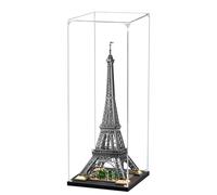 Acrylic Display Case for Lego 10307 Eiffel Tower, Paris Model, 3mm Dustproof Display Box, Display Case Compatible with Lego 10307 (Model Not Included) (Transparent 3MM)