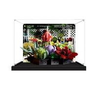Acrylic Display Case for Lego 10309 Succulents Building Set, Dustproof Transparent Box - Only Display Case, Display Box Compatible with Lego 10309 (Back Spray)
