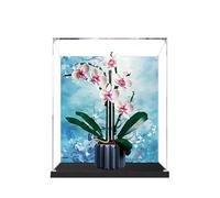 Acrylic Display Case for Lego 10311 Orchid Model, 3mm Dustproof Display Box, Display Case Compatible with Lego 10311 (Model Not Included) (Background Build)