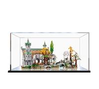 Acrylic Display Case for Lego 10316 Rivendell Castle, Dustproof Storage Box, Transparent Display Box Compatible with Lego 10316 (Only Case, No Model)