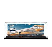 Acrylic Display Case for Lego 10318 Concorde Model, 3mm Dustproof Display Box, Display Case Compatible with Lego 10318 (Model Not Included)