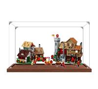 Acrylic Display Case for Lego 10332 Medieval Town Square Model, Dustproof Transparent Display Case, Model Collection Display Case (Model not Included)