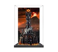 Acrylic Display Case for Lego 10333 Baladu Building Set, Dustproof Transparent Box - Only Display Case, Display Box Compatible with Lego 10333 (Back Spray B)