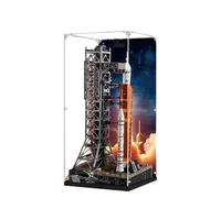 Acrylic Display Case for Lego 10341 Artemis Rocket Launch System Building Set, Clear Display Case, Dust-Proof Display Case Compatible with Lego 10341(Only Display Case)
