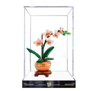 Acrylic Display Case for Lego 10343 Elegant Orchid Building Set,Clear Display Case, Dust-Proof Display Case Compatible with Lego 10343 (Only Display Case) (Raise The Booth,Transparent)