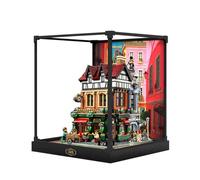 Acrylic Display Case for Lego 10350 Tudor Corner Model (without Brick Model), Option C