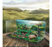 Acrylic Display Case for Lego 10354 The Shire Hobbit: Bag End Model, 3mm Dustproof Display Box, Display Case Compatible with Lego 10354 (Model Not Included) (Background 3MM)