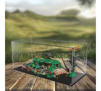 Acrylic Display Case for Lego 10354 The Shire Hobbit: Bag End Model, 3mm Dustproof Display Box, Display Case Compatible with Lego 10354 (Model Not Included) (Transparent 2MM)