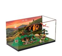 Acrylic Display Case for Lego 10354 The Shire, Lord of The Rings Model, 3mm Dustproof Display Box, Display Case Compatible with Lego 10354(Model Not Included)