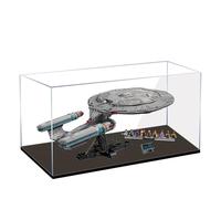 Acrylic Display Case for Lego 10356 Star Trek Starship Enterprise Building Set, Dustproof Transparent Box - Only Display Case, Display Box Compatible with Lego 10356 (3MM)