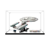 Acrylic Display Case for Lego 10356 Star Trek: The Enterprise, Dustproof Box, Storage Box, Transparent Box, Display Box Compatible with 10356 (Box Only) (Transparent+Mirror 3mm)