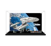 Acrylic Display Case for Lego 10356 Star Trek: The Enterprise, Dustproof Box, Storage Box, Transparent Box, Display Box Compatible with 10356 (Box Only) (Background A)