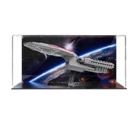 Acrylic Display Case for Lego 10356 Star Trek: The Enterprise Model, Dustproof Box, Storage Box, Transparent Box, Display Box Compatible with 10356 (Box Only)