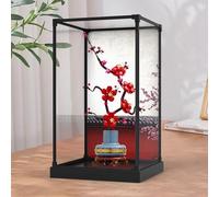 Acrylic Display Case for Lego 10369 Proud Plum Blossom，Dustproof Box, Storage Box, Transparent Box, Display Box Compatible with Lego 10369（Only Case, No Model (Painted)
