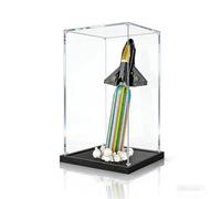 Acrylic Display Case for Lego 10391 Moonlight Carnival Dustproof Box Storage Box Clear Box Display Box Compatible with Lego 10391 (Case Only, No Model) (Black)