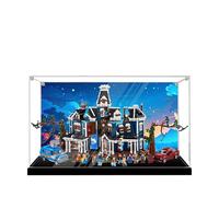 Acrylic Display Case for Lego 11370 Stranger Things Creel House Model, 3mm Dustproof Display Box, Display Case Compatible with Lego 11370(Model Not Included) (Background 3MM B)